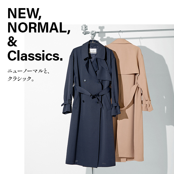 ニューノーマルと、クラシック。#72. SLOBE IENAのWashable trench