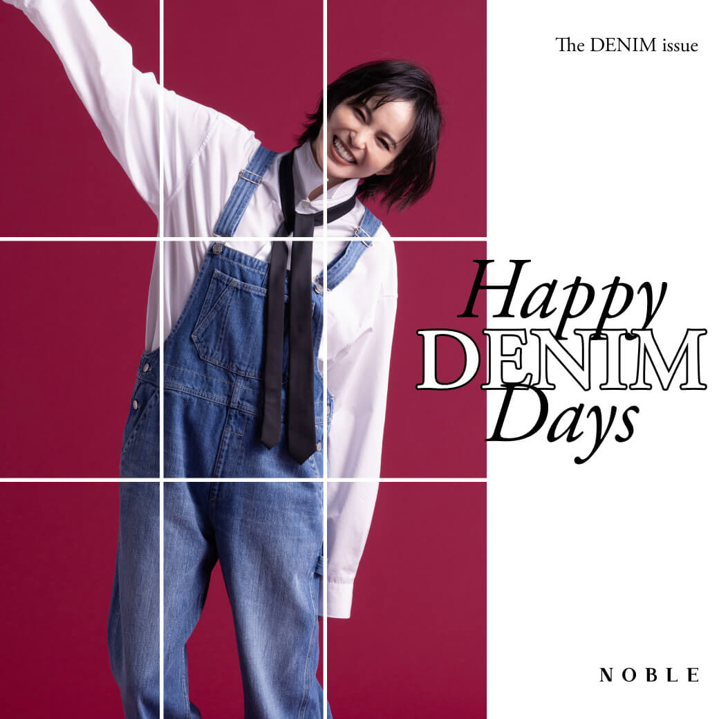 NOBLE SERGE de bleu/サージ オーバーオール