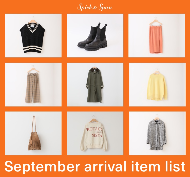 September arrival item list｜Spick & Span｜特集｜BAYCREW'S STORE