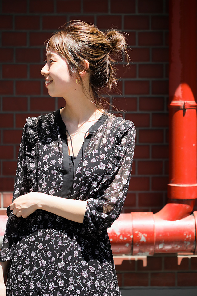 みっちです　美品スピックアンドスパン　ピンチェックオーバージャケット Spick & Spick & Span 2019 AUTUMN “DUAL SIDE” Staff Snap Snap