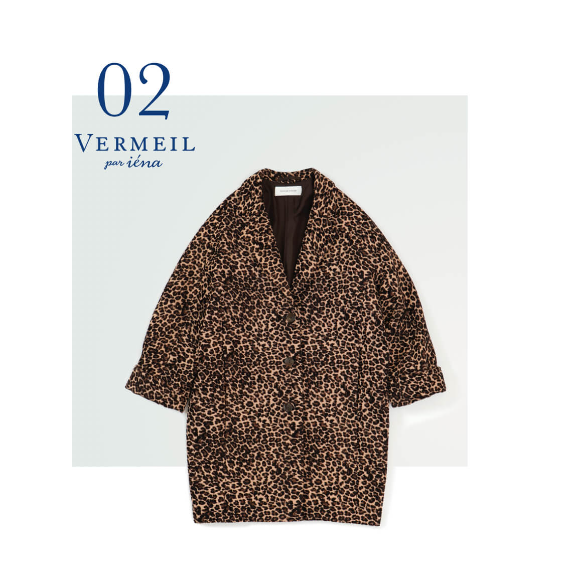 VERMEIL par iena｜BE GLOSSY MADAME-つやめくコートに大人な