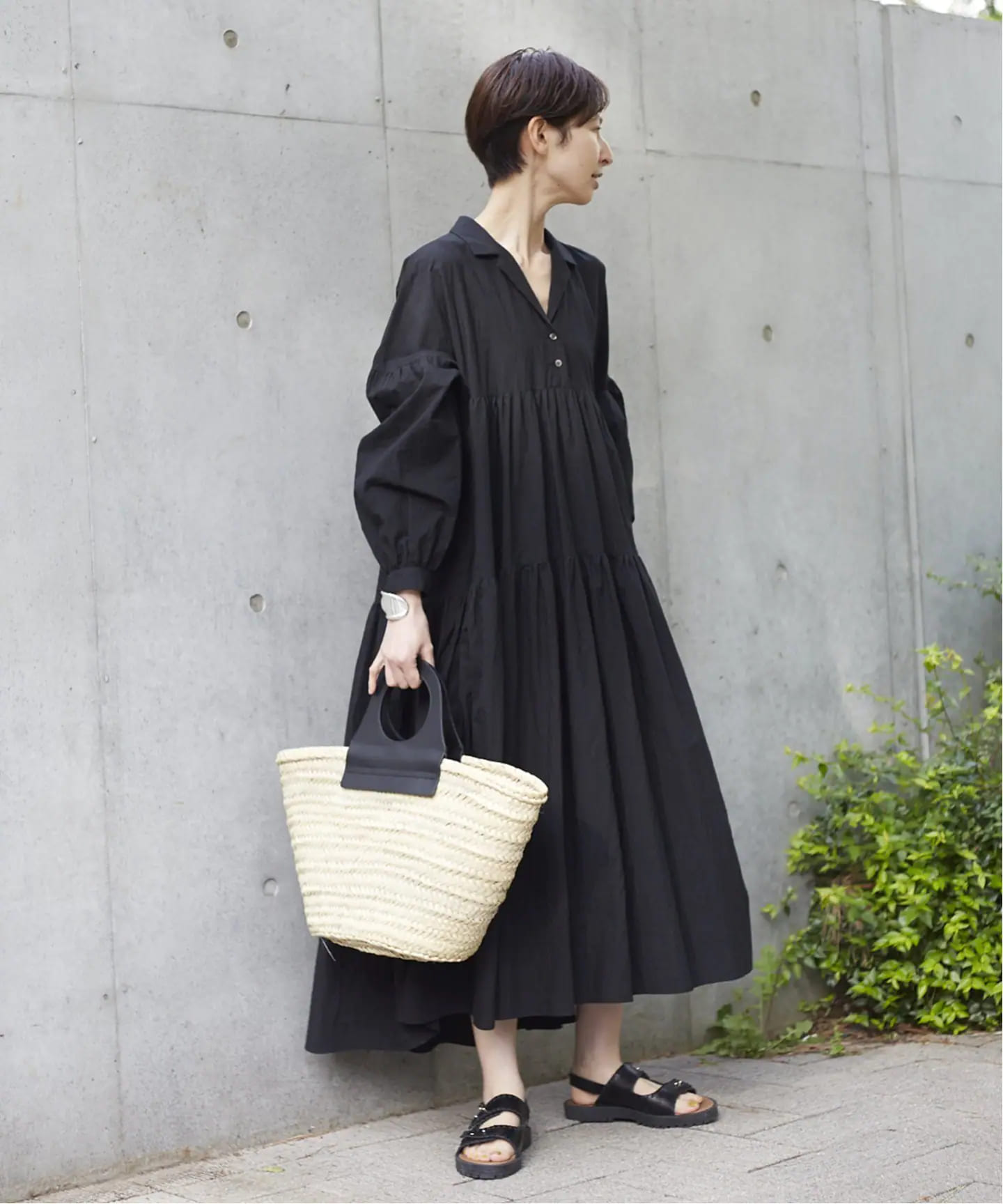 SLOBE IENA（スローブイエナ）の「ティアードロングワンピース