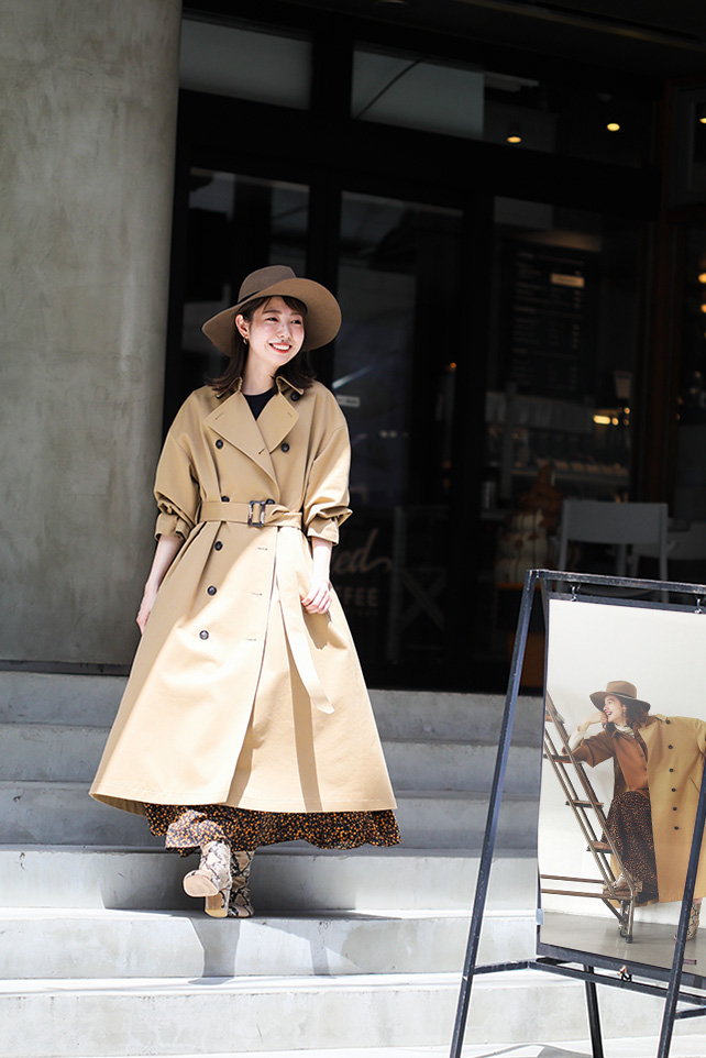 ブラウン系 オーバーサイズ チェスターコート　Spick and Span Spring Outer Catalog｜Spick & Span｜特集｜BAYCREW'S STORE