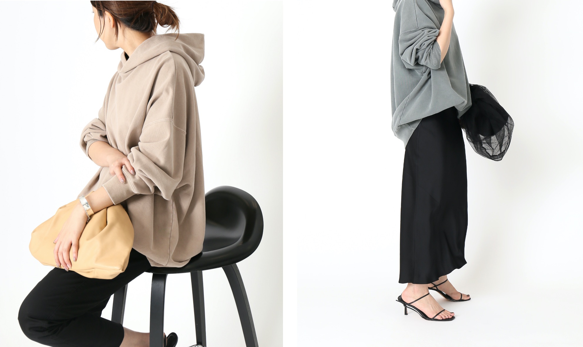 ☆新品☆AP STUDIO スタジオアメリア ドロストギャザークラッチ