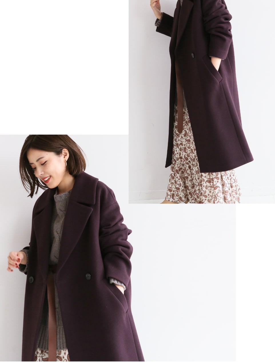 DRAMATIC WOOL COAT ドラマティックな大人コートを先物買い！｜Spick