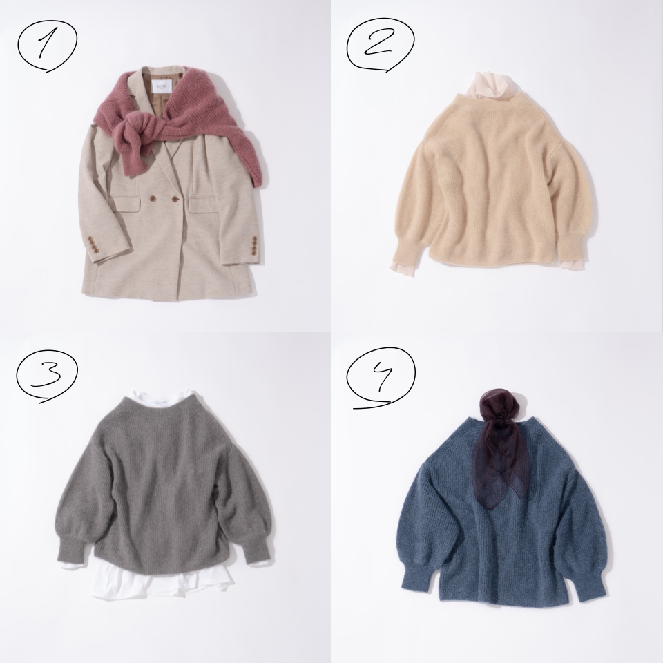 新しく着たい” をSLOBEが叶える。絶対に外せない秋冬TOPS6item
