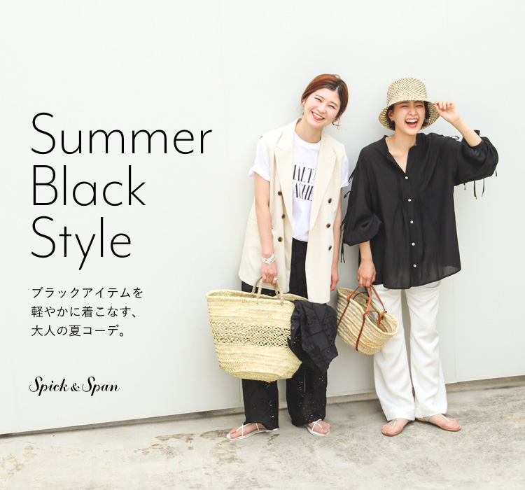 本当に信頼出来る商品 Black Summer Style｜Spick STORE Span｜特集｜BAYCREW'S & シャツ/ブラウス(半袖/袖なし)