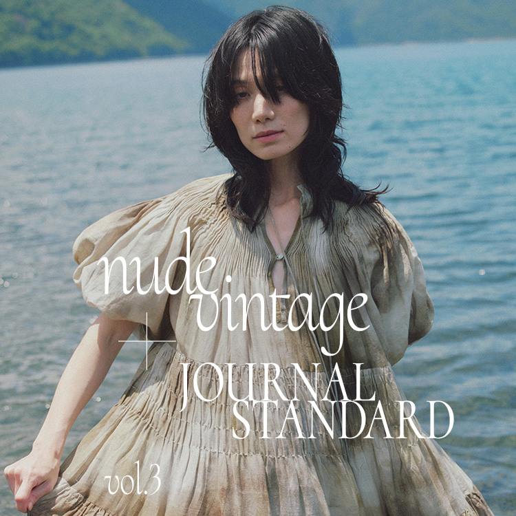 nude vintage／JOURNAL STANDARD ワンピース nude vintage×JOURNAL STANDARD】レースパッチワークワンピース