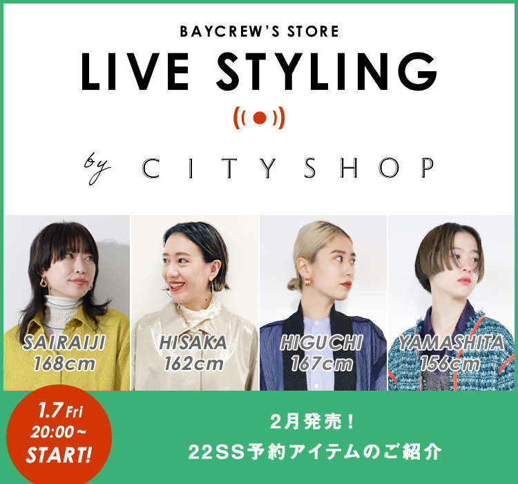 PRE ORDER｜サテンジャガードのSETUPが登場！｜CITYSHOP（シティ