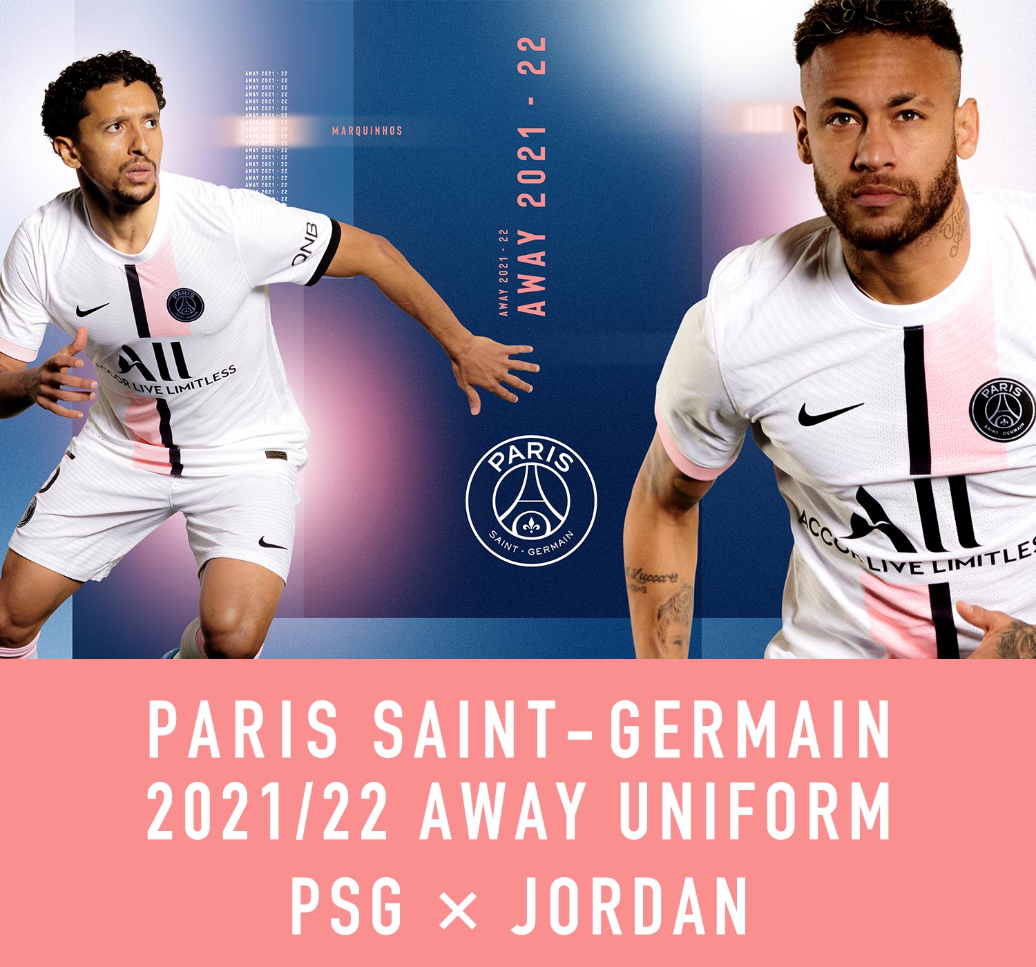 PARIS SAINT-GERMAIN 2021/22 AWAY UNIFORM PSG × JORDAN｜Paris Saint 