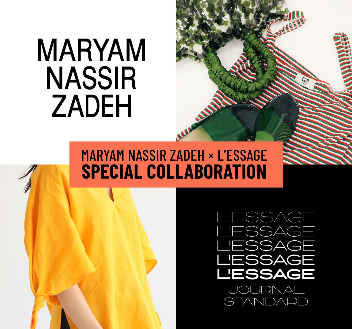 MARYAM NASSIR ZADEH × L'ESSAGE SPECIAL COLLABORATION｜JOURNAL