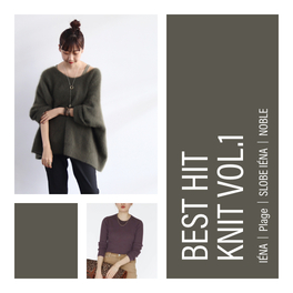 BEST HIT KNIT｜人気ブランドの本当に売れてるニット vol.1