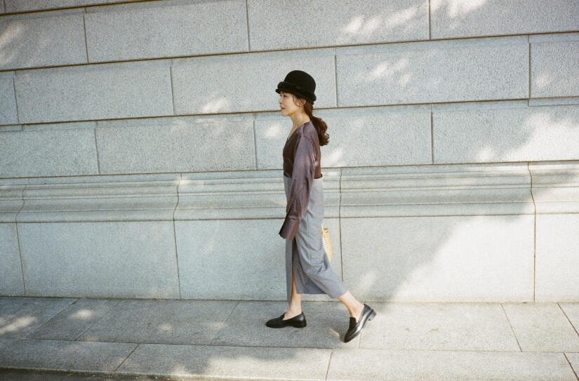IENA×Naoko Tsuji Boiled Woolフォルム トップス
