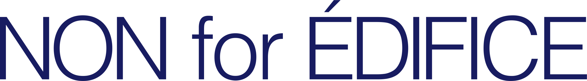 Over-all view of NON for ÉDIFICE
