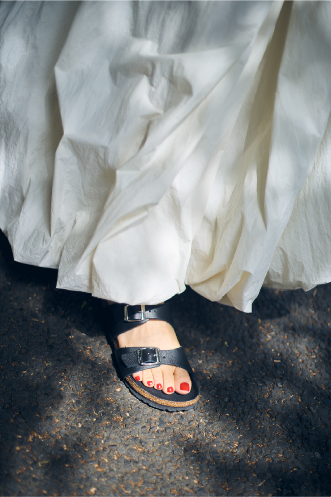 Les Foulées 10 footprints of BIRKENSTOCK for IÉNA & ÉDIFICE 白澤貴子 (エディター)