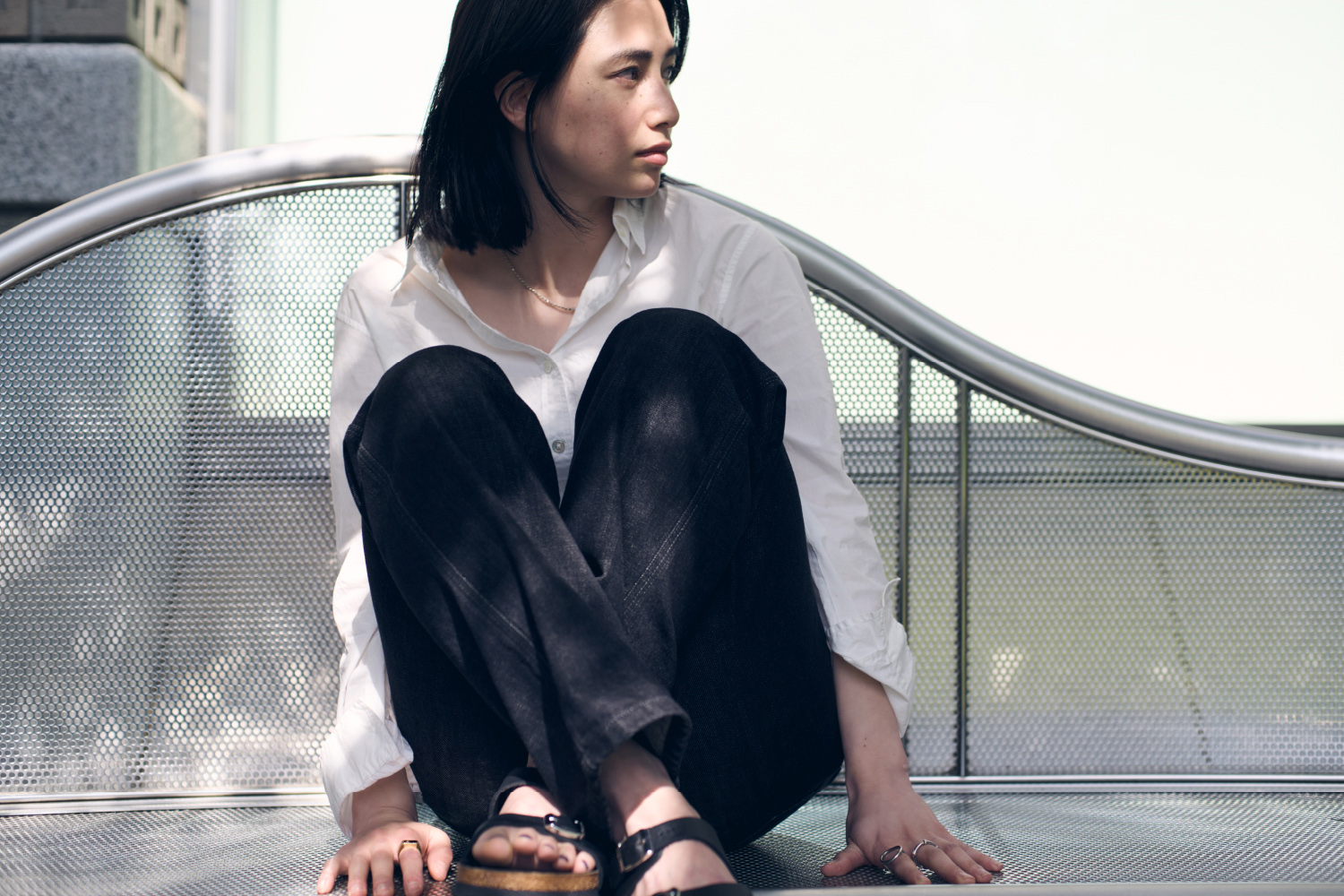 Les Foulées 10 footprints of BIRKENSTOCK for IÉNA & ÉDIFICE 三村朱里 (俳優)