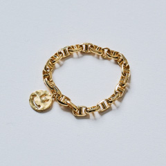 Smile Chain Ring
