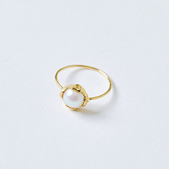 Pearl Square Ring