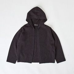 Yak Wool Hoodie Cardigan