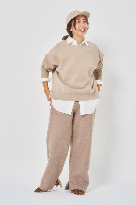 Double jacquard pullover