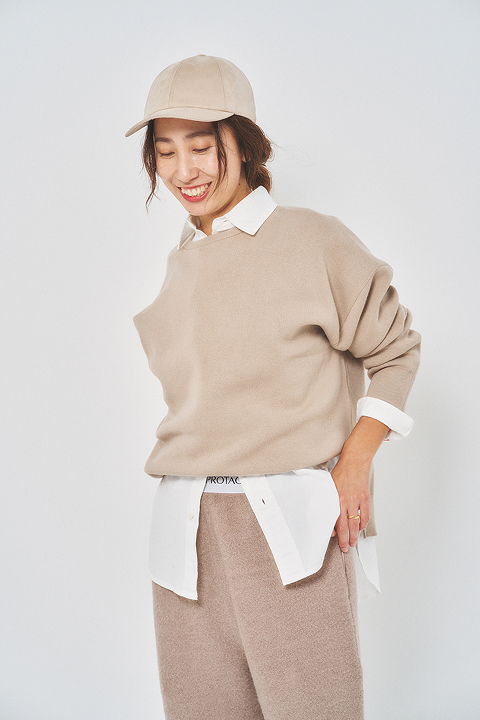 Double jacquard pullover