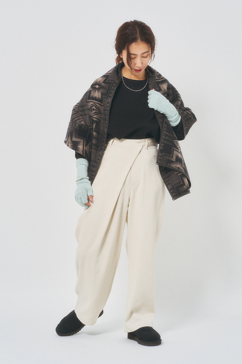 Double jacquard pullover