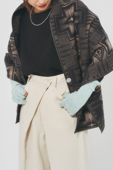 Double jacquard pullover