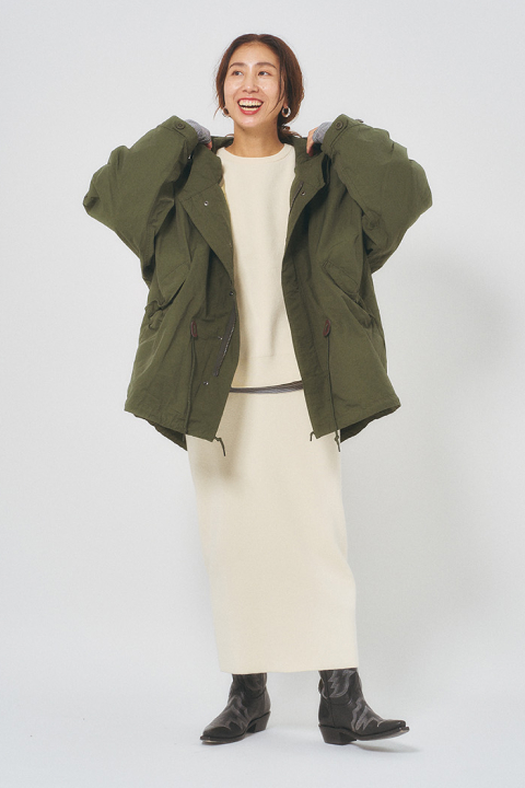 Double jacquard pullover