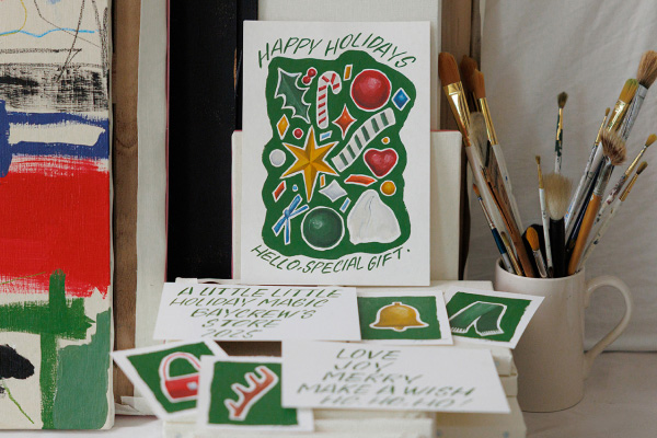 作品制作を通して、クリスマスを感じる。