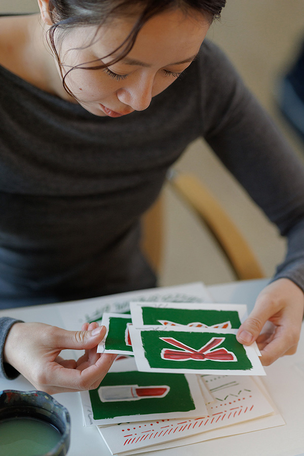 作品制作を通して、クリスマスを感じる。