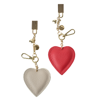 レザーハートチャーム