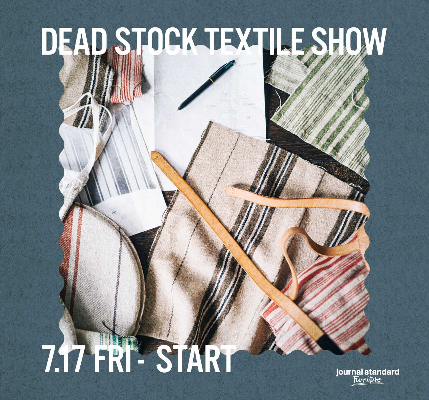 70年代のデッドストック生地を再構築 Dead Stock Textile Show Journal Standard Furniture Baycrew S Store