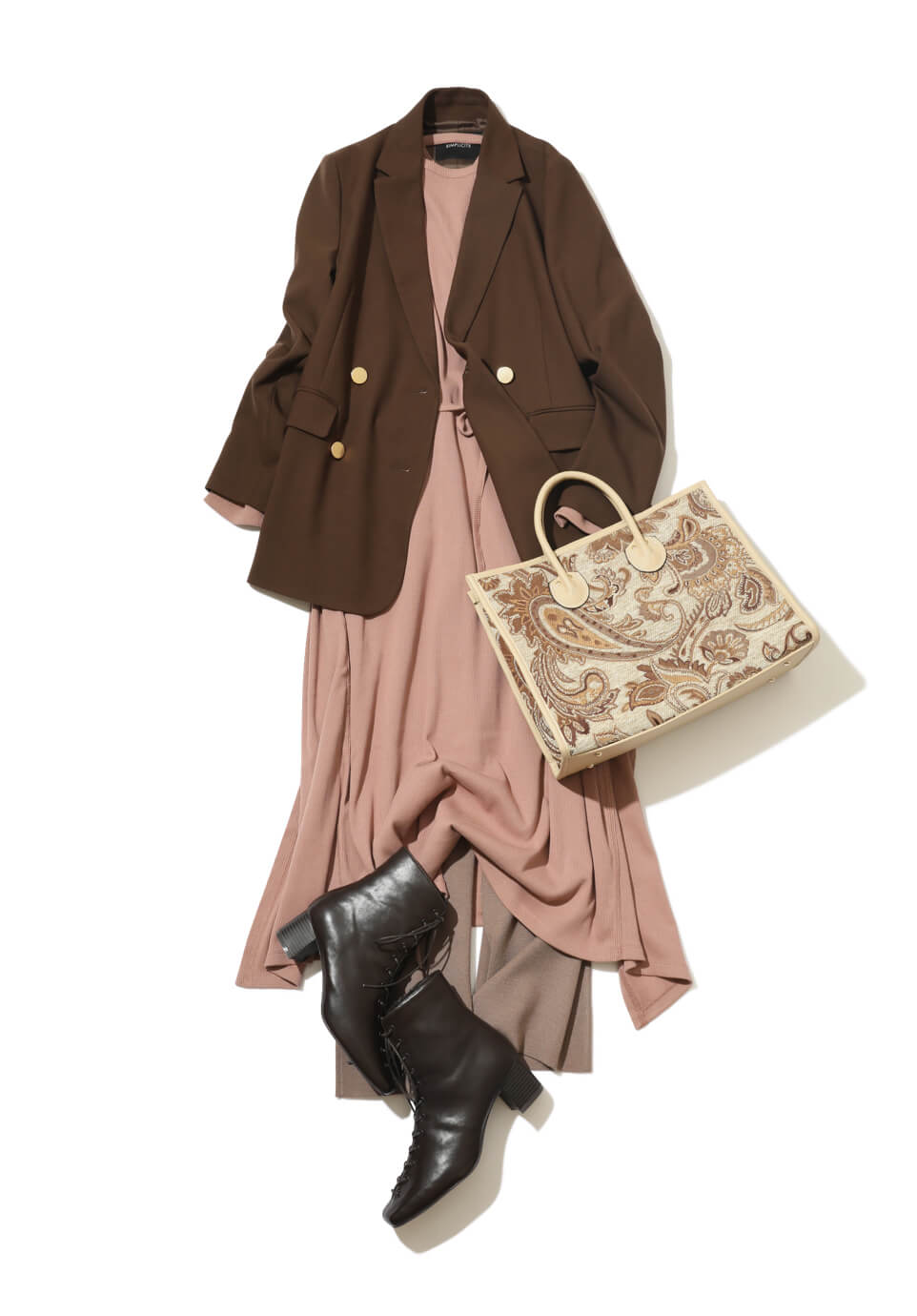 メンズライクなジャケットコーデは 女性らしい色合いで垢抜けさせる Baycrew S Store